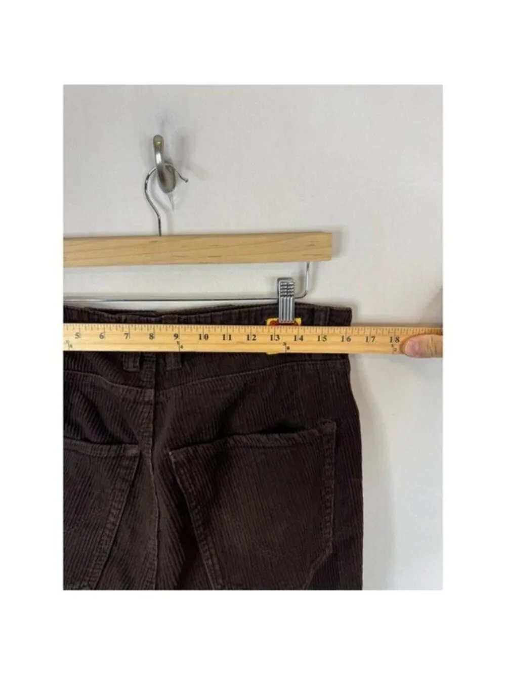 Empyre Relaxed Fit Corduroy Pants Mens 30X28  Brown Skate Trousers 100% Cotton - Picture 4 of 7